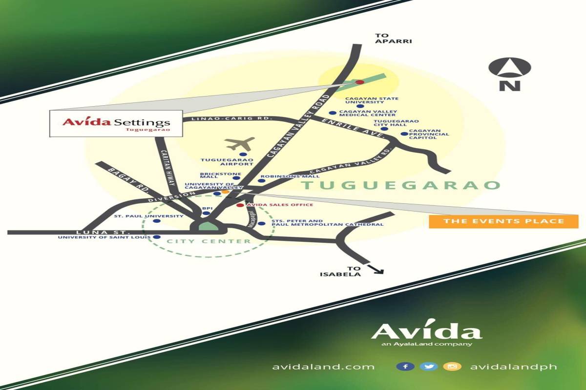 Avida Settings Tuguegarao REGION II (CAGAYAN VALLEY),House and Lot,Avida Settings Tuguegarao,1175