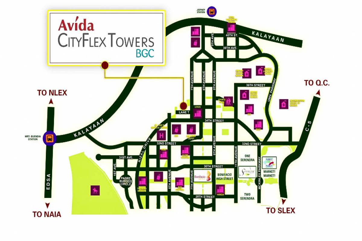 Avida Cityflex Towers BGC TAGUIG CITY,NATIONAL CAPITAL REGION (NCR),Condominium,Avida Cityflex Towers BGC,1184