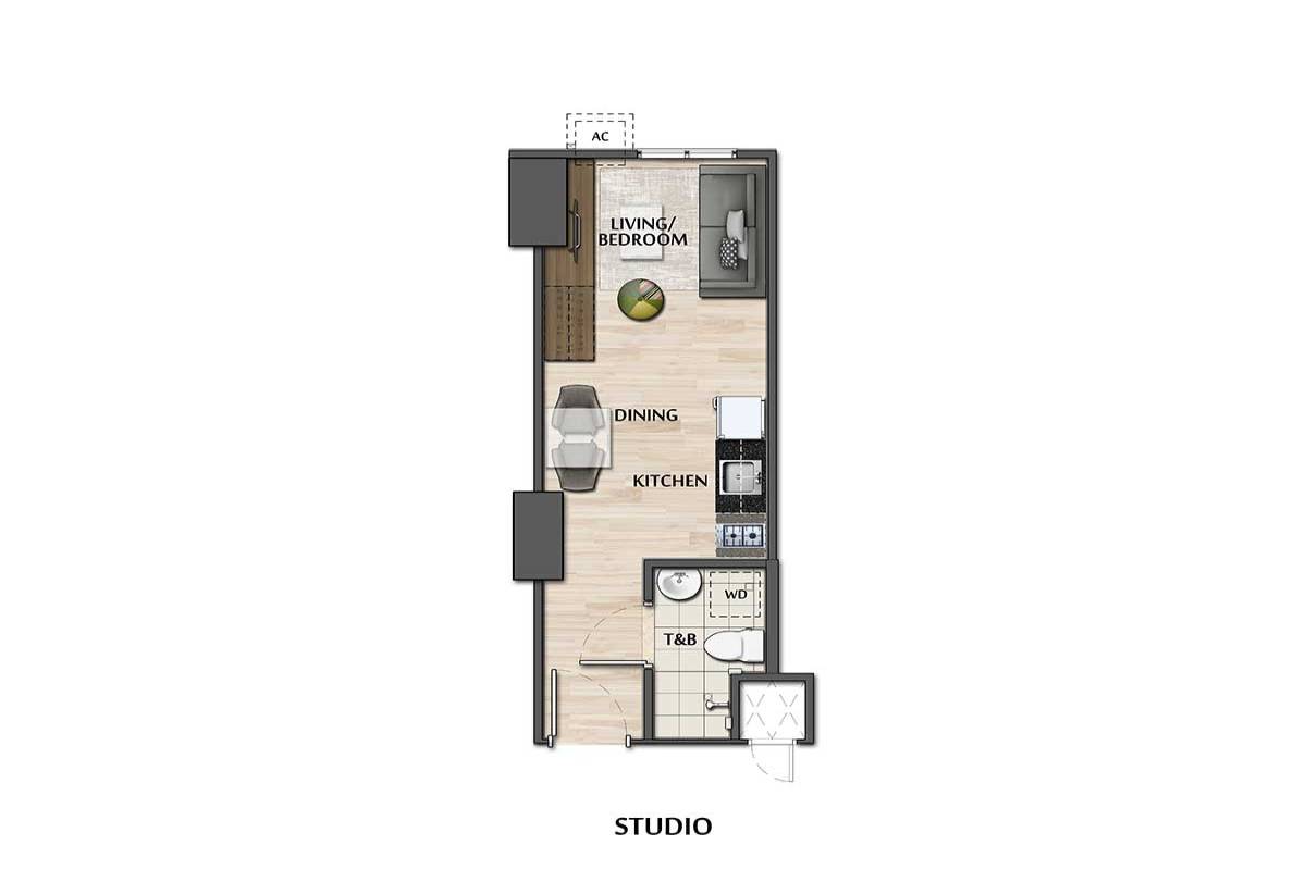 Avida Centralis Towers NATIONAL CAPITAL REGION (NCR),1 BathroomBathrooms,Condominium,Avida Centralis Towers,1187