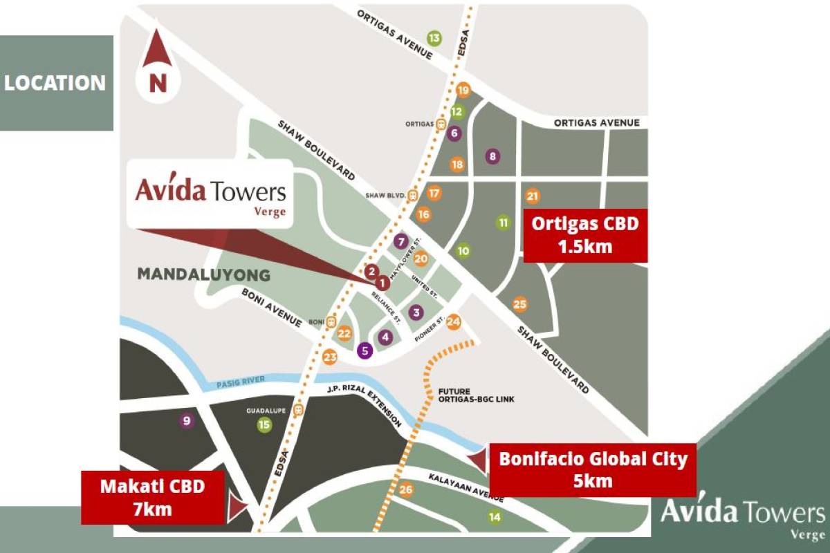 Avida Towers Verge CITY OF MANDALUYONG,NATIONAL CAPITAL REGION (NCR),1 BathroomBathrooms,Condominium,Avida Towers Verge,1280