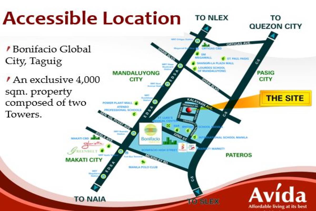 9th Ave. corner 34th St.,BGC Taguig TAGUIG CITY,NATIONAL CAPITAL REGION (NCR),Condominium,9th Ave. corner 34th St.,BGC Taguig,1295