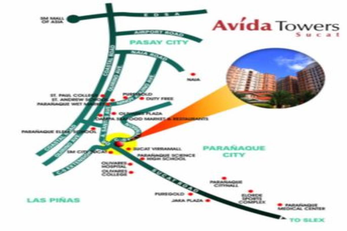 Avida Towers Sucat NATIONAL CAPITAL REGION (NCR),-1 Bedroom Bedrooms,Condominium,Avida Towers Sucat,1369