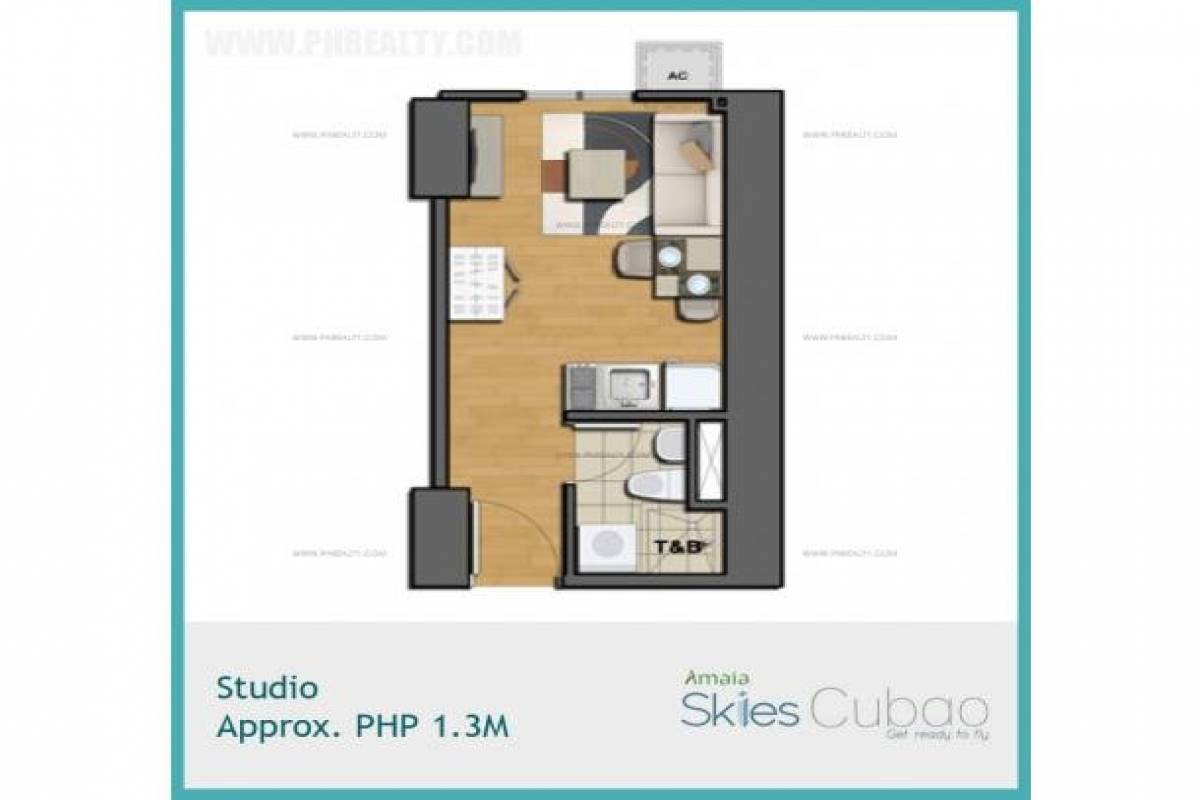 Edsa Corner P. Tuazon,QUEZON CITY,NATIONAL CAPITAL REGION (NCR),1 BathroomBathrooms,Condominium,Amaia Skies Cubao,Edsa Corner P. Tuazon,1393
