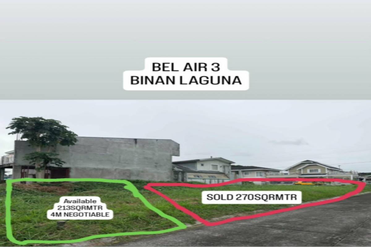 CITY OF BIÃ‘AN,REGION IV-A (CALABARZON),Lot Only,1643